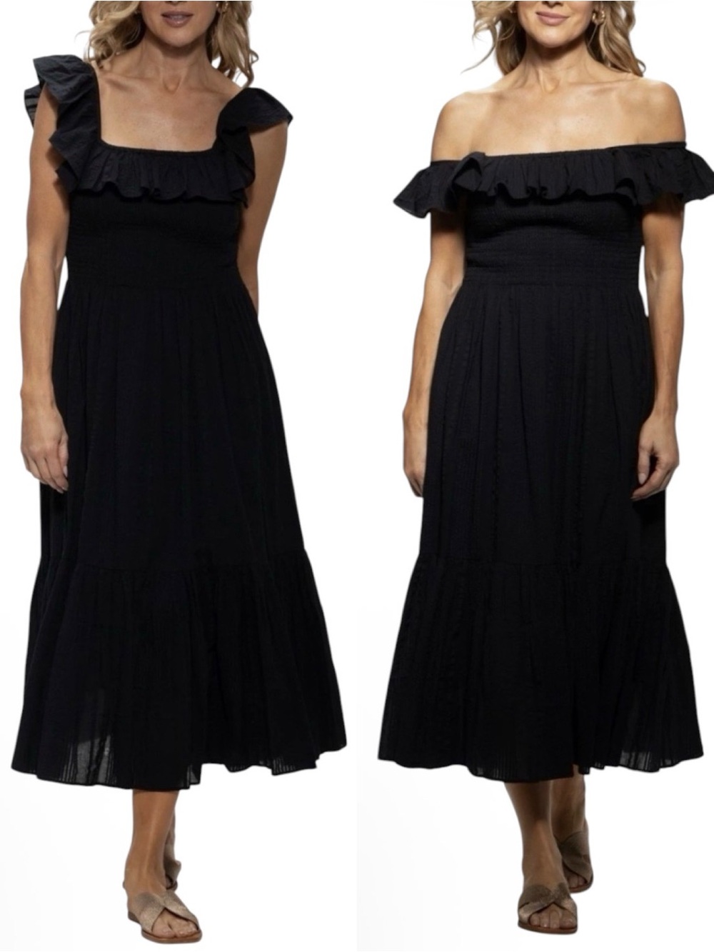 Dotti Black Cotton Cover Up Dress, Size XL - NWT